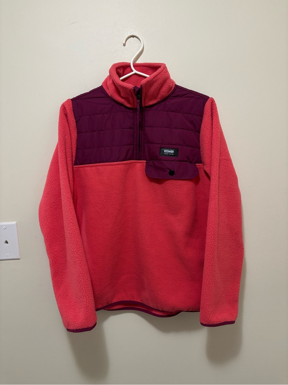 Kombi Women's Nuuk Recycled Fleece Pullover (Colorblock)